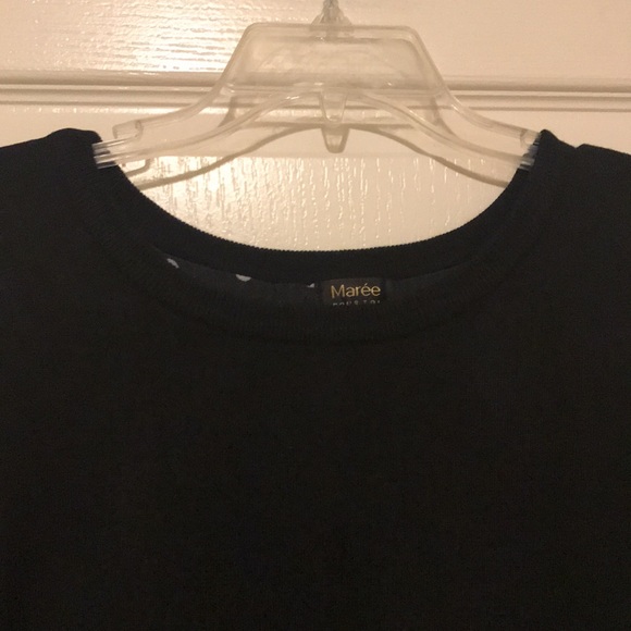 NWT Maree Pour Toi Polka Dots Sweater - Picture 5 of 9